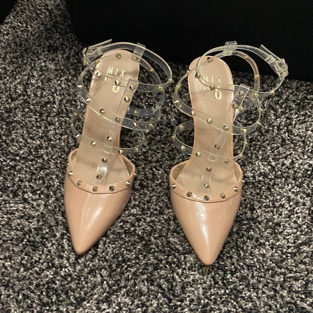studded heels